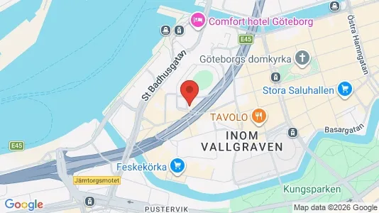 Kontorlokaler til leje i Gøteborg Centrum - Foto fra Google Street View
