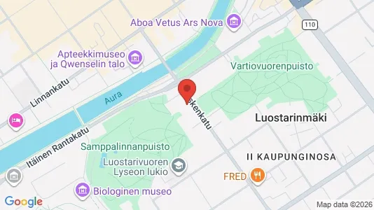 Office spaces for rent i Turku - kort over placeringen
