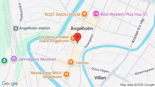 Gewerbeflächen zur Miete i Ängelholm - kort over placeringen