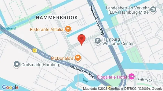 Kontorlokaler til leje i Hamborg Mitte - Foto fra Google Street View