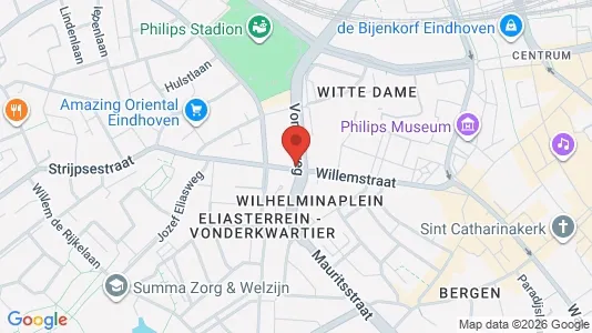 Kantorruimte te huur i Eindhoven - kort over placeringen