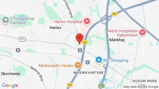 Liikekiinteistöt Vuokrattavana i Herlev - Kuva Google Street Viewstä