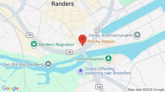 Office spaces for rent i Randers C - kort over placeringen