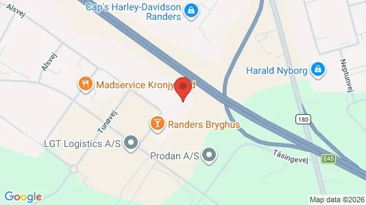 Lager zur Miete i Randers SV – Foto von Google Street View