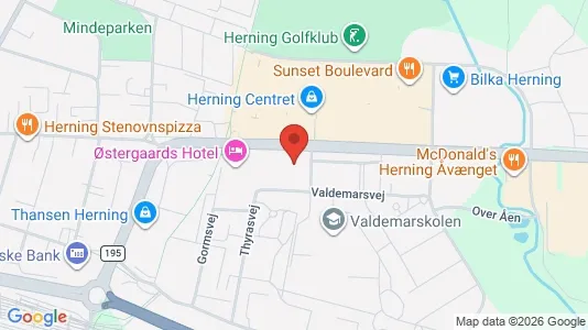 Office spaces for rent i Herning - Photo from Google Street View