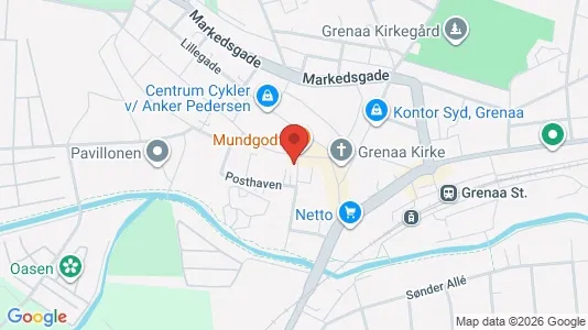 Toimistotilat Vuokrattavana i Grenaa - Kuva Google Street Viewstä
