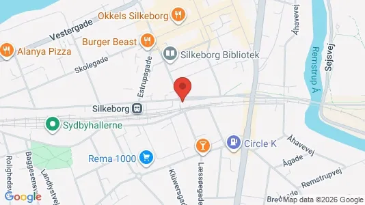 Kantorruimte te huur i Silkeborg - Foto uit Google Street View