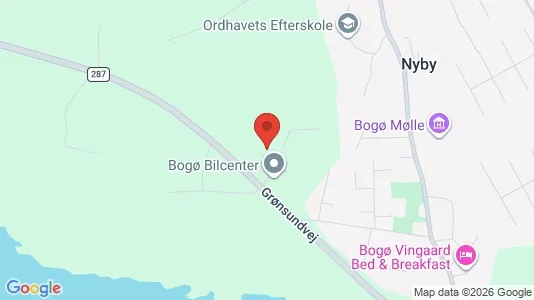 Varastot Vuokrattavana i Bogø By - Kuva Google Street Viewstä