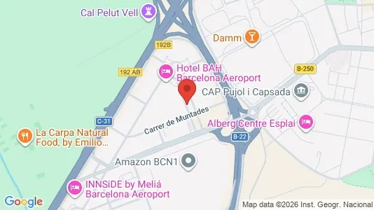 Büros zur Miete i El Prat de Llobregat - kort over placeringen