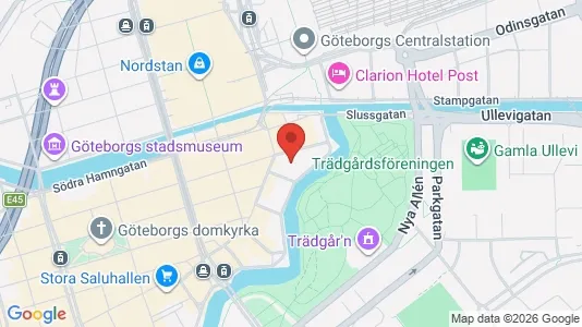 Kontorer til leie i Göteborg Sentrum - kort over placeringen