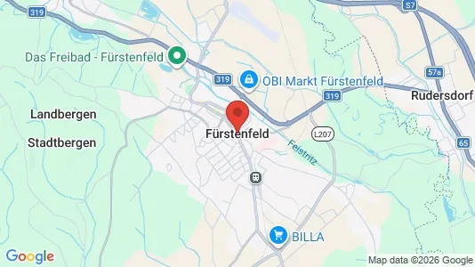 Toimistotilat Vuokrattavana i Fürstenfeld - Kuva Google Street Viewstä