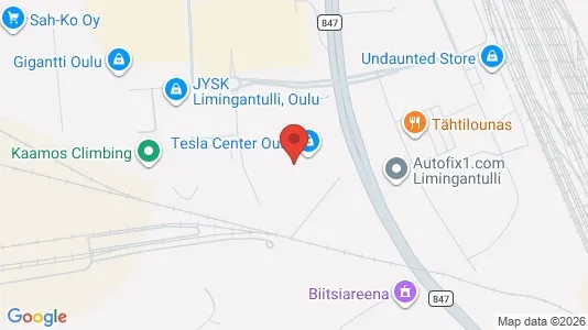 Verkstedhaller til leie i Oulu – Bilde fra Google Street View