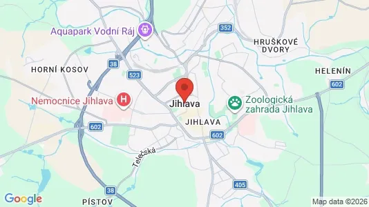 Lokaler til leie i Jihlava – Bilde fra Google Street View