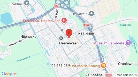 Butikslejemål til leje i Heerenveen - Foto fra Google Street View