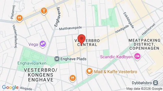 Clinics Vuokrattavana i Vesterbro - Kuva Google Street Viewstä