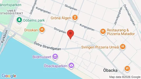 Kontorlokaler til leje i Umeå - Foto fra Google Street View
