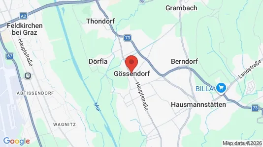 Lagerlokaler til leje i Gössendorf - Foto fra Google Street View