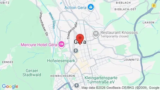 Werkstätte zur Miete i Gera – Foto von Google Street View
