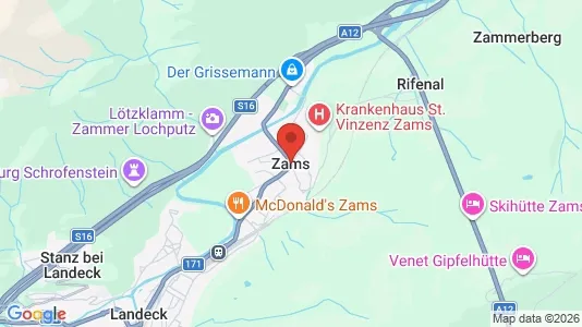Producties te huur i Zams - Foto uit Google Street View