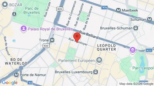 Kantorruimte te huur i Stad Brussel - Foto uit Google Street View