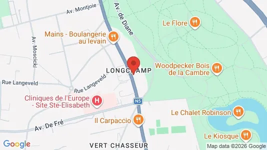 Kantorruimte te huur i Brussel Ukkel - Foto uit Google Street View