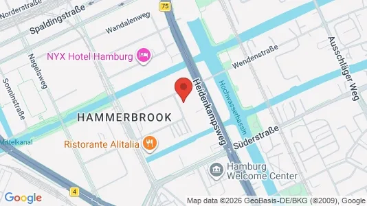 Kontorlokaler til leje i Hamborg Mitte - Foto fra Google Street View