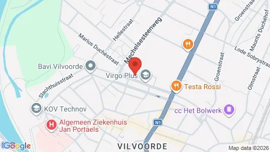 Bedrijfsruimtes te huur i Vilvoorde - Foto uit Google Street View