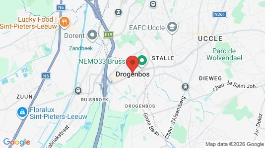 Büros zur Miete i Drogenbos – Foto von Google Street View