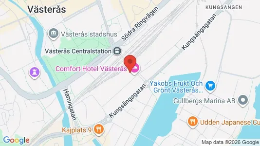 Kontorlokaler til leje i Västerås - Foto fra Google Street View