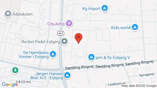 Varastot Vuokrattavana i Esbjerg V - Kuva Google Street Viewstä
