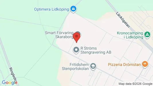 Gewerbeflächen zur Miete i Lidköping – Foto von Google Street View