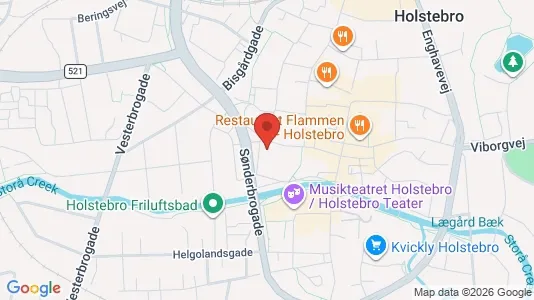 Toimistotilat Vuokrattavana i Holstebro - Kuva Google Street Viewstä