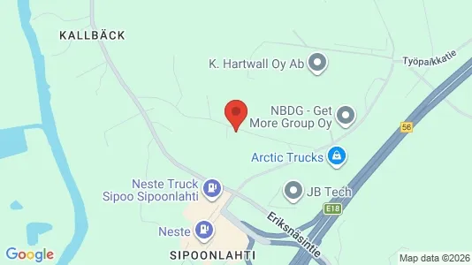 Varastot Vuokrattavana i Sipoo - Kuva Google Street Viewstä