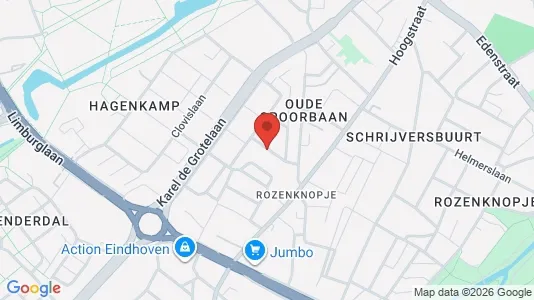 Commercial properties for rent i Eindhoven - kort over placeringen