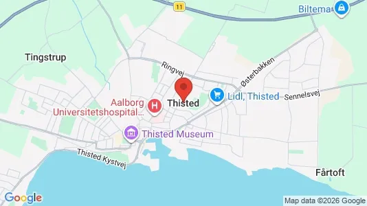 Kaupat Vuokrattavana i Thisted - Kuva Google Street Viewstä