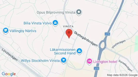 Kontorslokaler för uthyrning i Västerort - kort over placeringen