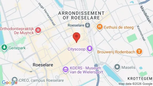 Gewerbeflächen zur Miete i Roeselare – Foto von Google Street View