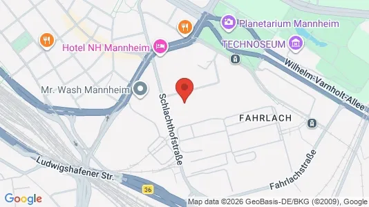 Liikekiinteistöt Vuokrattavana i Mannheim - Kuva Google Street Viewstä