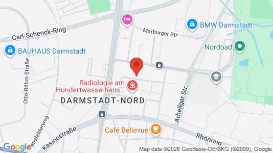 Gewerbeflächen zur Miete i Darmstadt – Foto von Google Street View