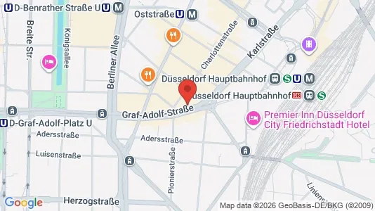 Gewerbeflächen zur Miete i Düsseldorf – Foto von Google Street View