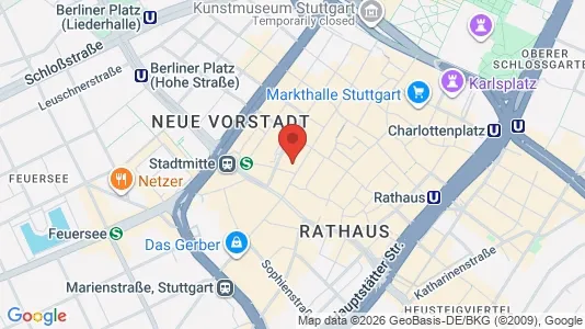 Liikekiinteistöt Vuokrattavana i Stuttgart-Mitte - Kuva Google Street Viewstä
