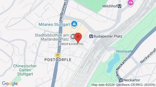 Liikekiinteistöt Vuokrattavana i Stuttgart-Mitte - Kuva Google Street Viewstä