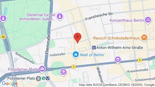 Liikekiinteistöt Vuokrattavana i Berlin Mitte - Kuva Google Street Viewstä