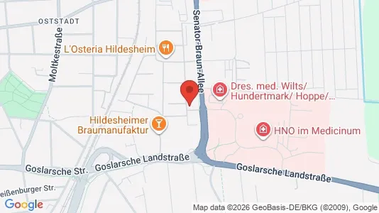 Gewerbeflächen zur Miete i Hildesheim – Foto von Google Street View