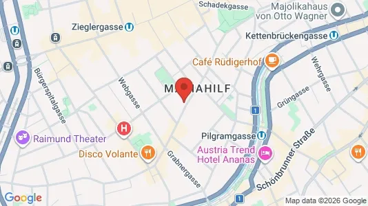 Lokaler til leje i Wien Mariahilf - Foto fra Google Street View