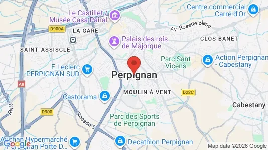 Toimistotilat Vuokrattavana i Perpignan - Kuva Google Street Viewstä