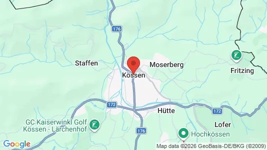 Industritomter för uthyrning i Kössen – Foto från Google Street View