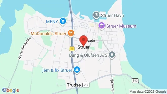 Kaupat Vuokrattavana i Struer - Kuva Google Street Viewstä