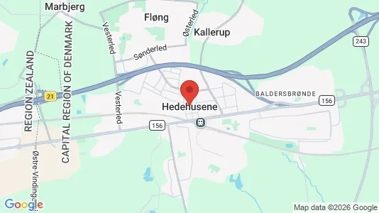 Butikslokaler för uthyrning i Hedehusene – Foto från Google Street View
