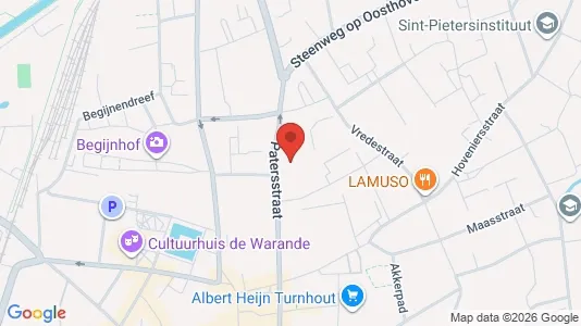 Coworking spaces zur Miete i Turnhout - kort over placeringen